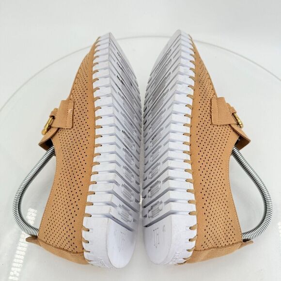 Ilse Jacobsen Women Tulip Bit Platform Slip On Shoe Size 41 11 Taupe Gold Loafer - Picture 9 of 15